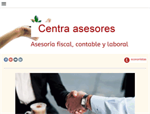 Tablet Screenshot of centra-asesores.com